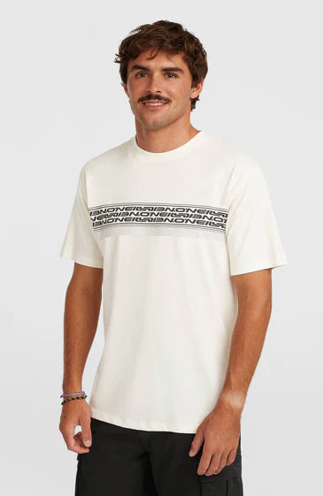 O´Neill Logo Stripe T-shirt White