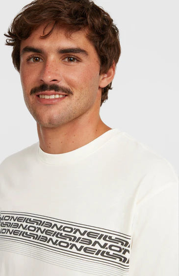 O´Neill Logo Stripe T-shirt White