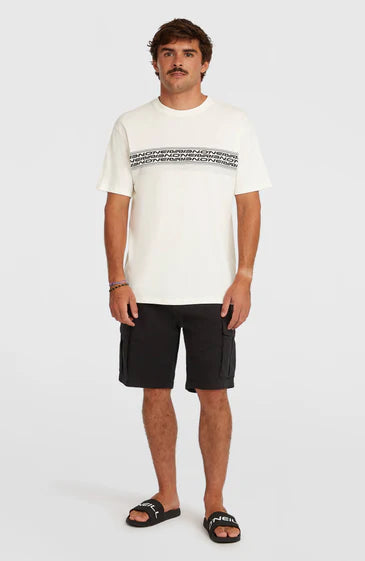 O´Neill Logo Stripe T-shirt White
