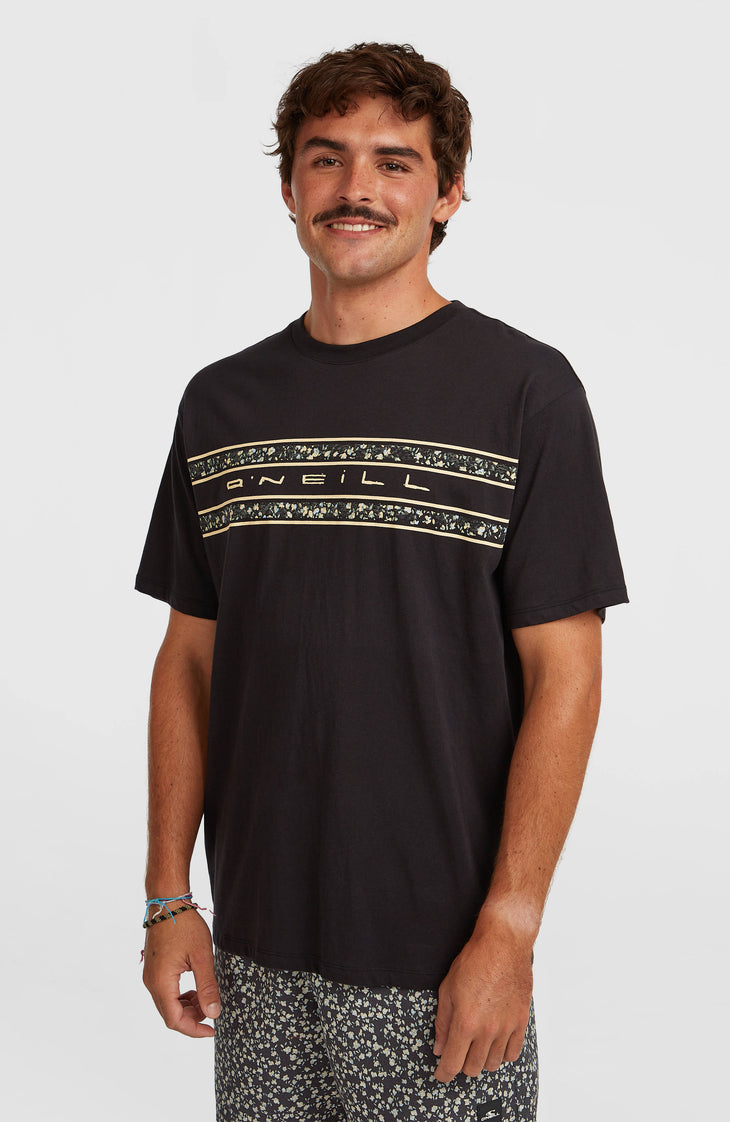 O'Neill Flower Stripe T-Shirt | Black Out