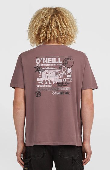 O'neill Men O'Riginals Retro Back-Print T-Shirt | Purple