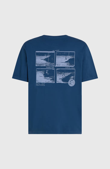 O'neill Men O'Riginals Retro Back-Print T-Shirt | Blue