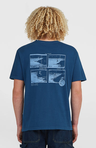 O'neill Men O'Riginals Retro Back-Print T-Shirt | Blue