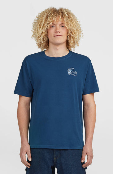 O'neill Men O'Riginals Retro Back-Print T-Shirt | Blue