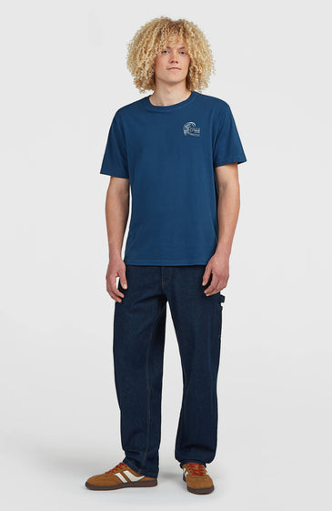 O'neill Men O'Riginals Retro Back-Print T-Shirt | Blue