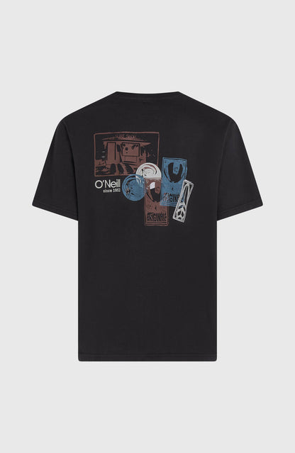 O'Neill | O'riginals Back Print T-Shirt | Black Out