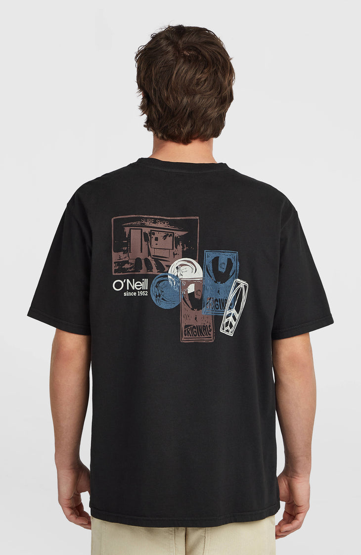 O'Neill | O'riginals Back Print T-Shirt | Black Out