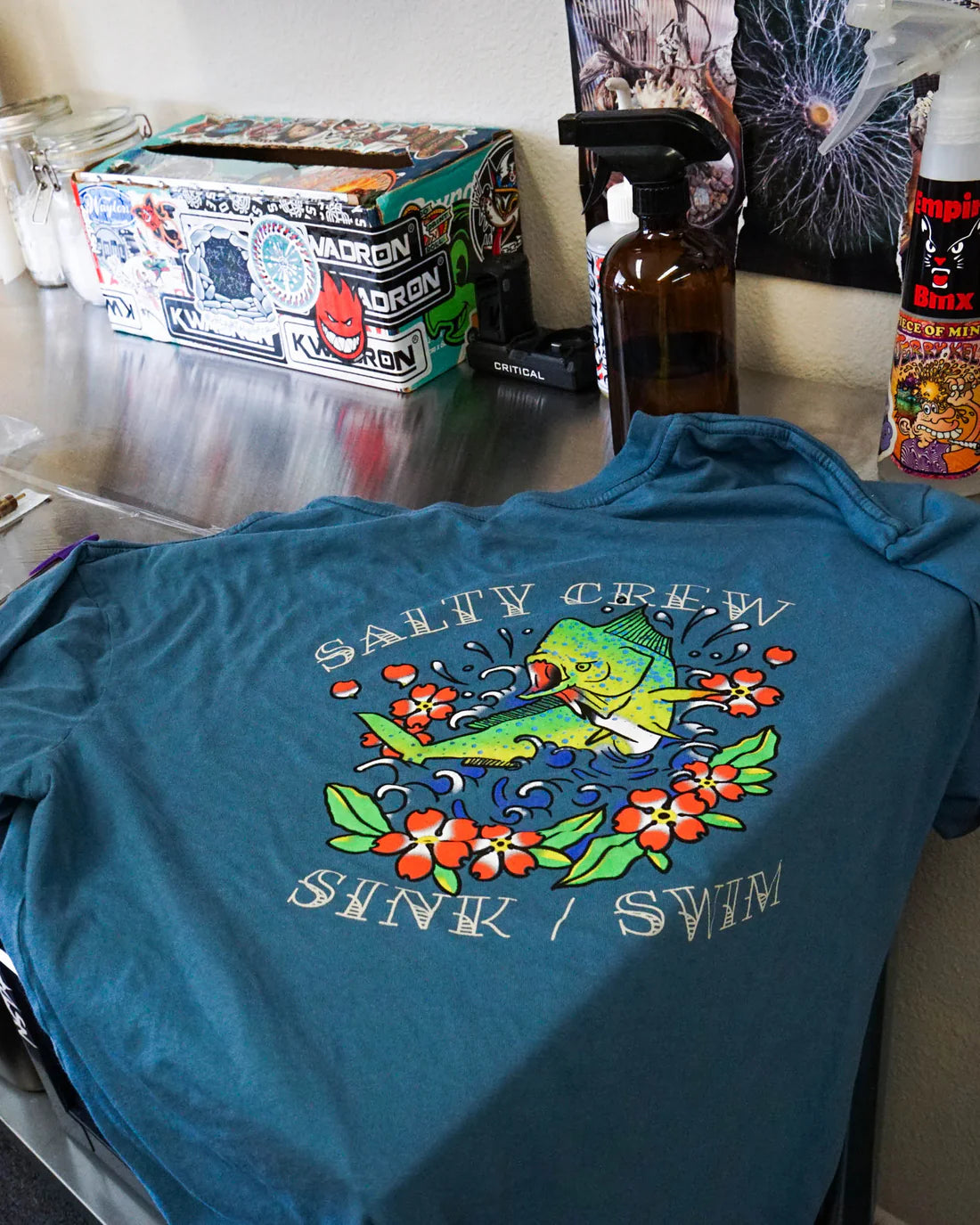 Salty Crew Hopper Vintage SS Tee Slate