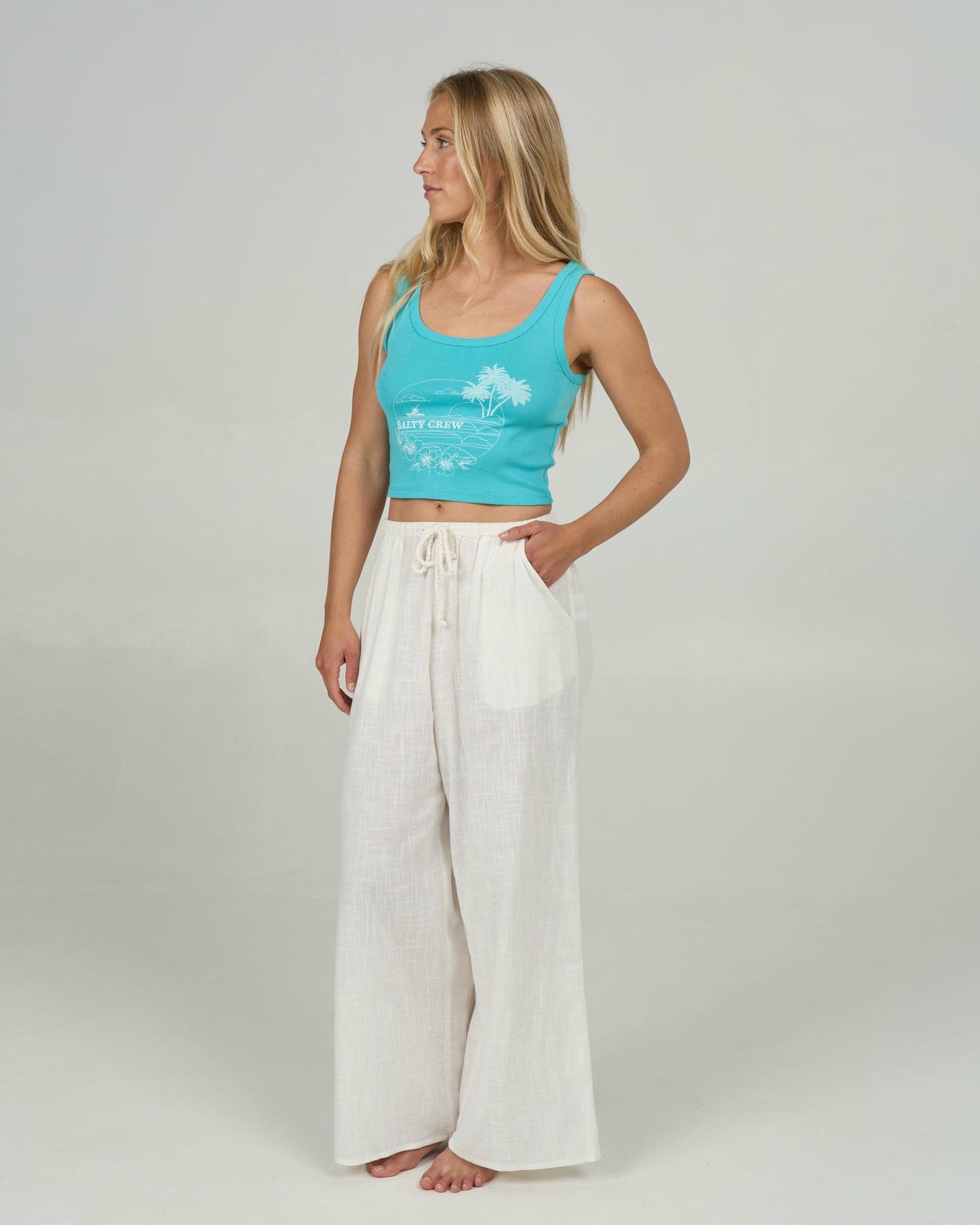 Salty Crew Cabana Pant Off White