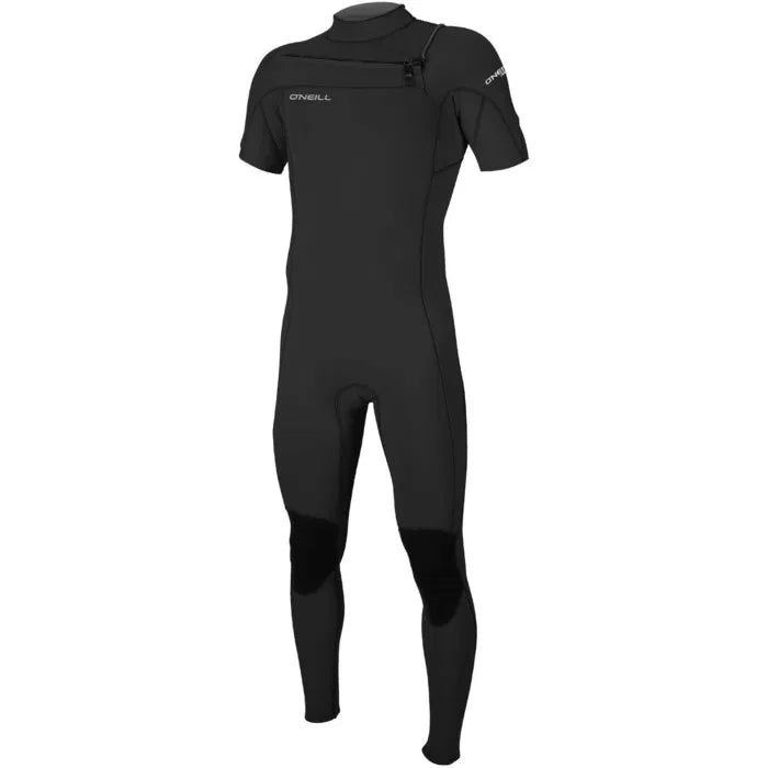 O'Neill Mens Hammer 2mm Short Sleeve Chest Zip Wetsuit Black