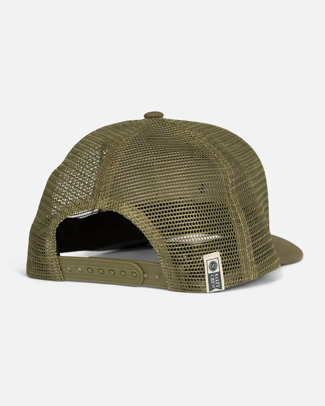 Salty Crew Pinnacle Boys Retro Trucker Kids Oil Green