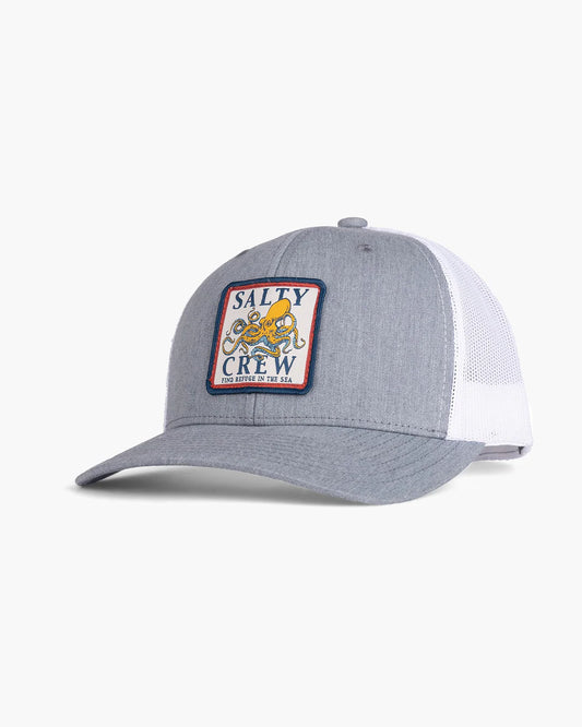 Salty Crew Ink Slinger Retro Trucker Heavy Grey White