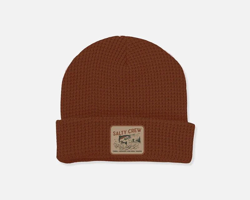 Salty Crew Coastal Beanie Friar Brown