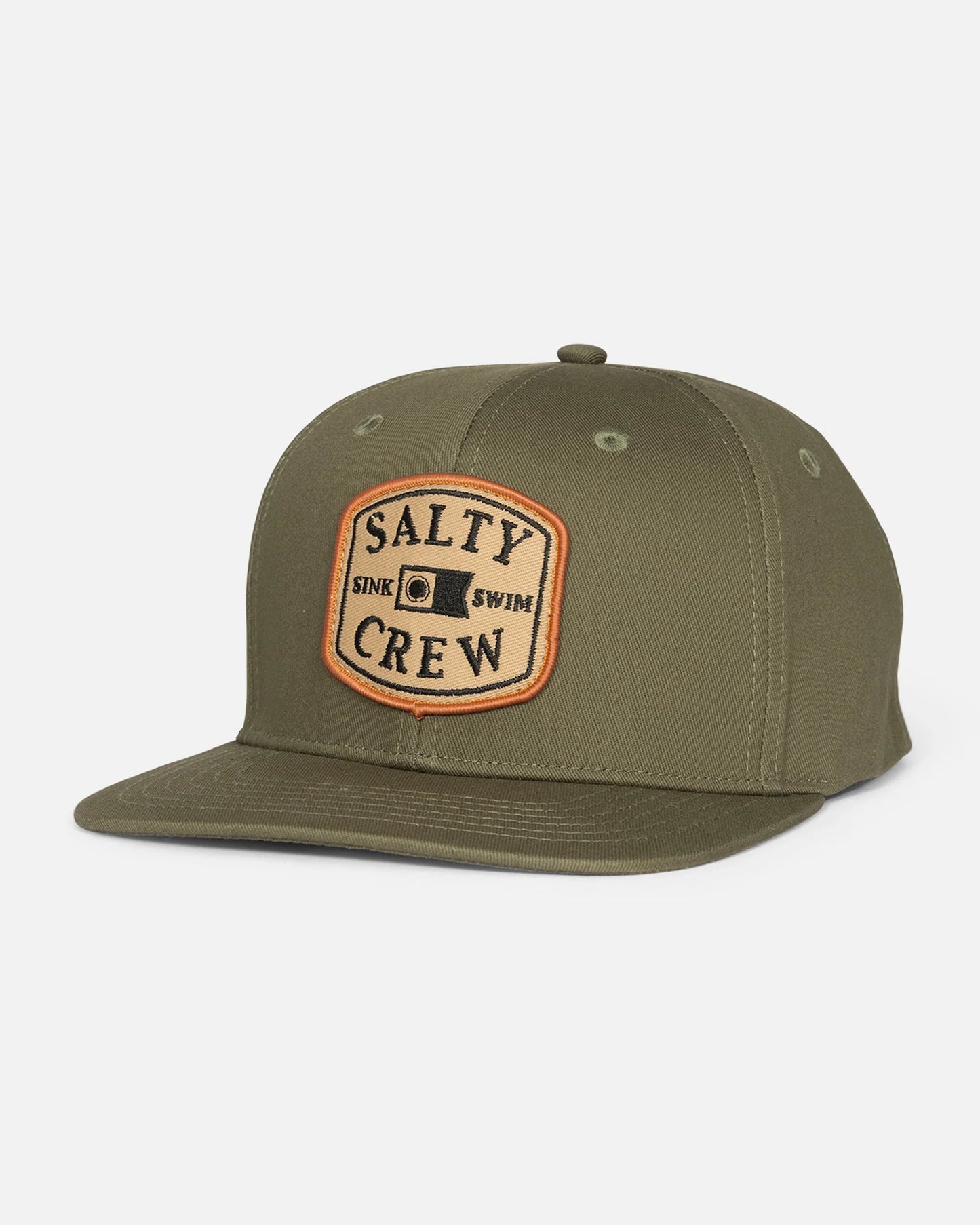 Salty Crew Capital Snapback Olive