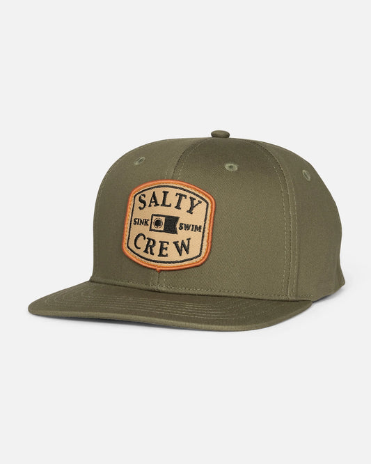 Salty Crew Capital Snapback Olive