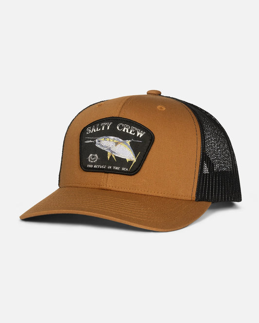 Salty Crew Surface Retro Trucker Camel Black