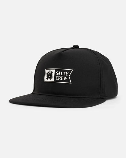Salty Crew Apex Snapback Black