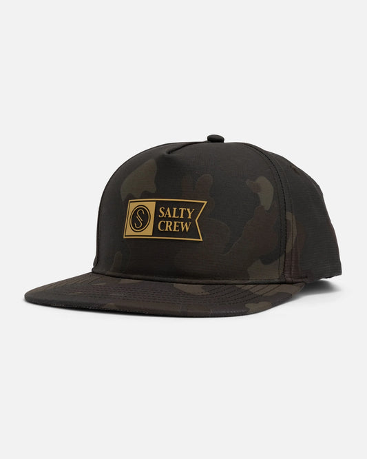 Salty Crew Apex Snapback Dark Camo