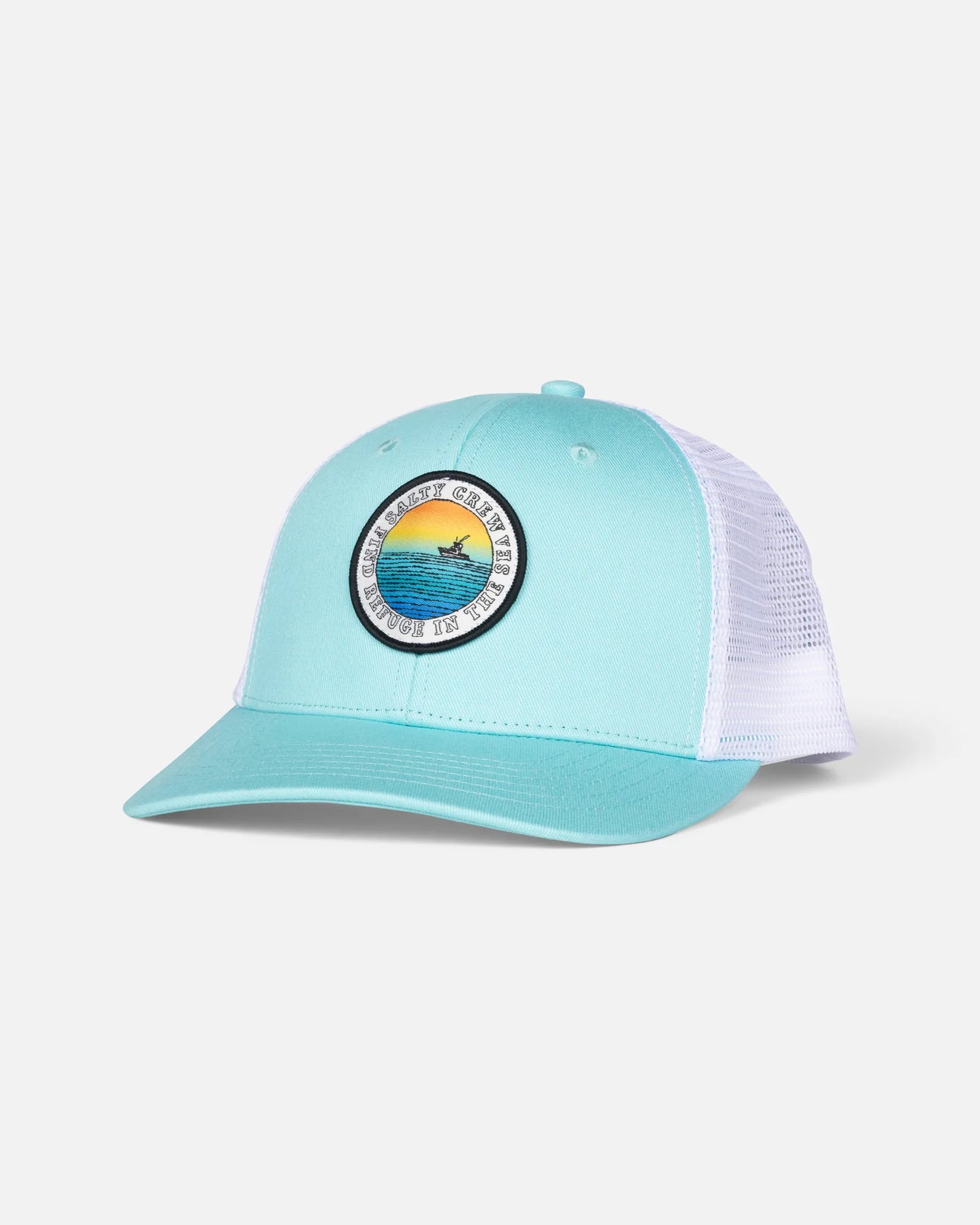 Salty Crew Patched Retro Trucker