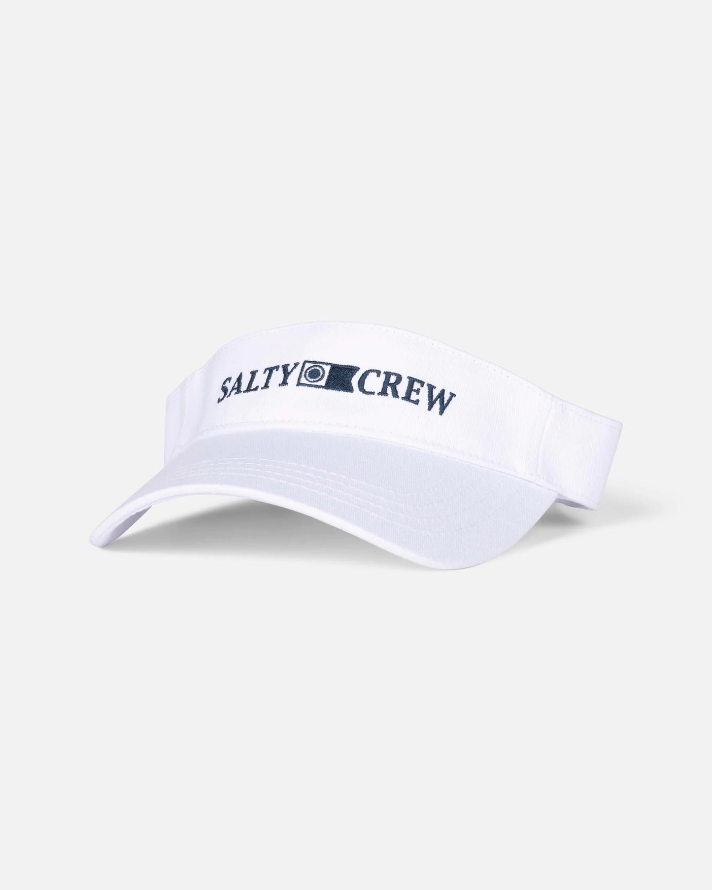Salty Crew deep sea visor- white