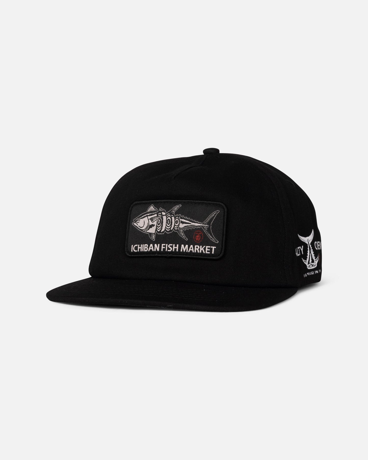 Salty Crew Fish Market Trucker - Black