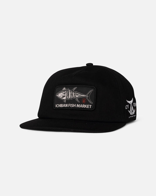 Salty Crew Fish Market Trucker - Black