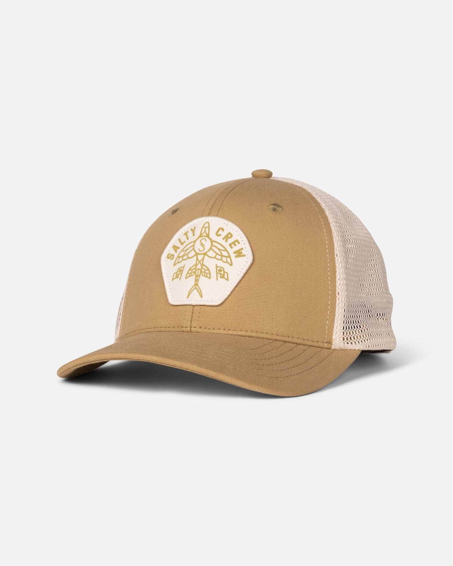 Salty Crew Flyer Ops Trucker - Khaki