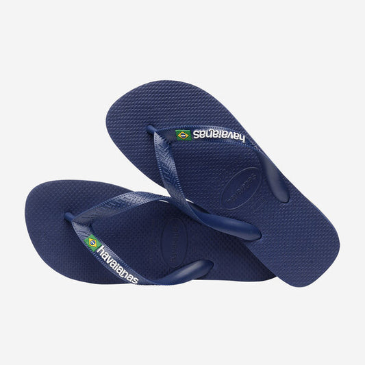 Havaianas Brasil Logo Navy Blue/ Marinho