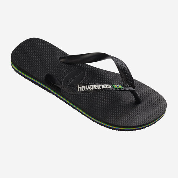 Havaianas Brasil Logo Black