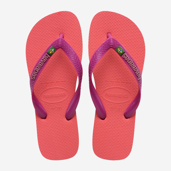Havaianas Brasil Logo Coral/Pink