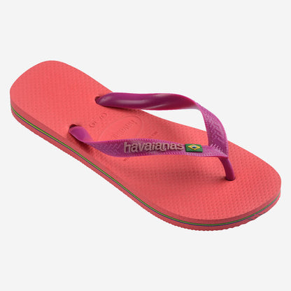 Havaianas Brasil Logo Coral/Pink