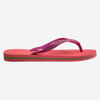 Havaianas Brasil Logo Coral/Pink
