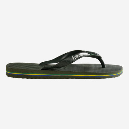 Havaianas Brasil Logo Green Olive