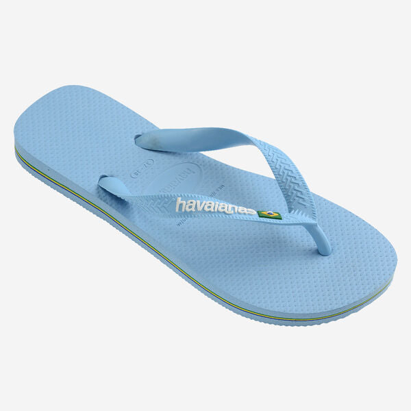 Havaianas Brasil Logo Blue Lavender