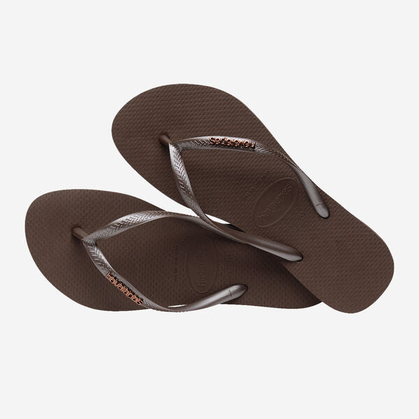 Havaianas Slim Metallic Brown