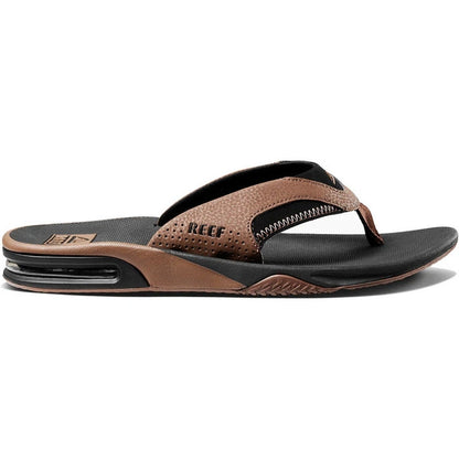 Reef Fanning Black Tan