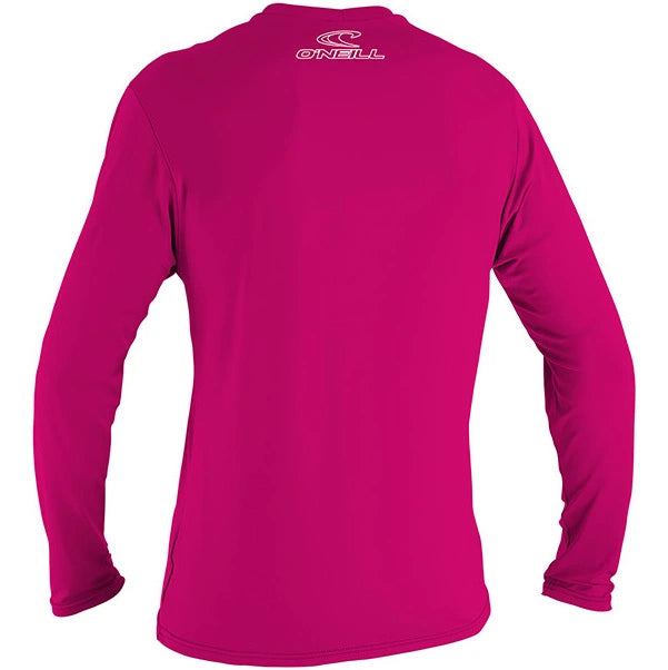 O´Neill Youth Basic Skins LS Rash Guard - Watermelon