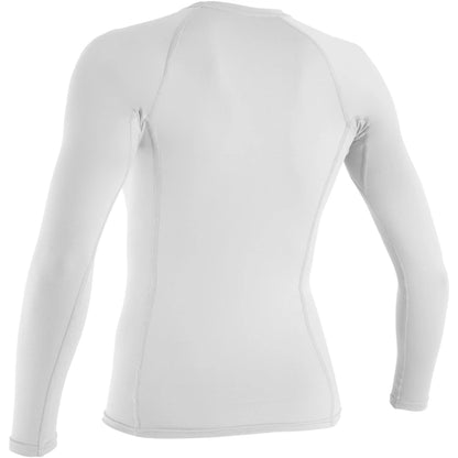 O´Neill Womens Basic Skins LS Rash Guard White