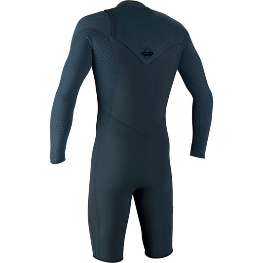 O'Neill Mens Hyperfreak 2mm Chest Zip Long Sleeve Springsuit Wetsuit Blue