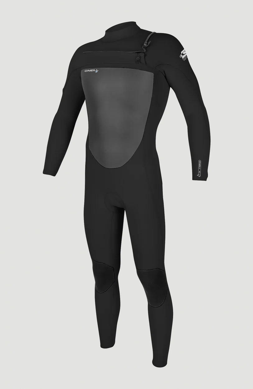 O'neill Men Epic 3/2mm Chest Zip Full Wetsuit | Black