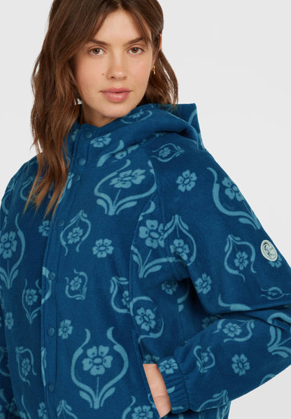 O'Neill O'riginals Superfleece Hoodie | Blue Artdeco Floral