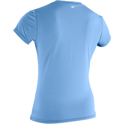 O´Neill Women Basic Skins Rash Guard SS - Azurine