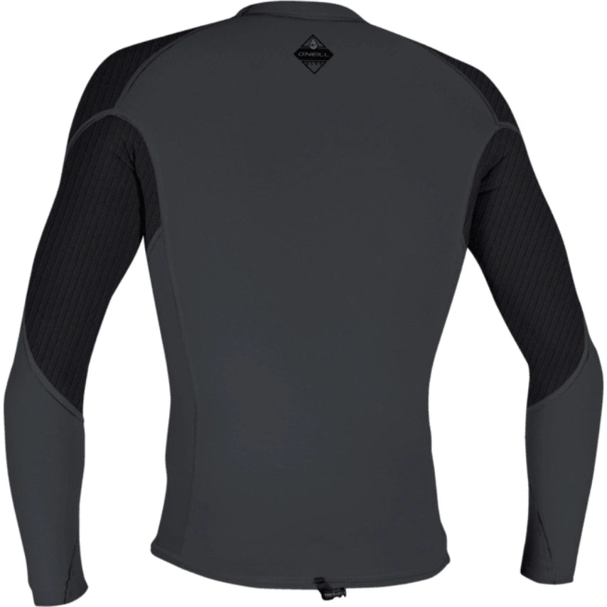 O´Neill Men Hyperfreak 1.5mm Long Sleeve Neoprene Top - Graphite