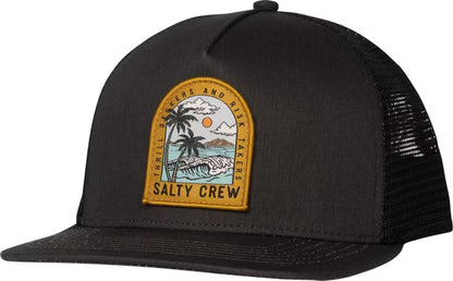 Salty Crew Archway Boys Trucker Black