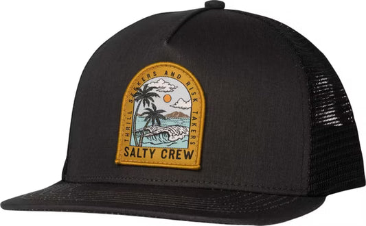 Salty Crew Archway Boys Trucker Black
