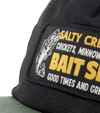 Salty Crew Bait Shop Trucker Green Black