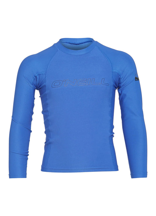 O'Neill Youth Basic Skin Rush Guard Pacific