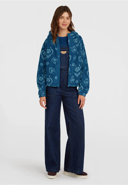 O'Neill O'riginals Superfleece Hoodie | Blue Artdeco Floral