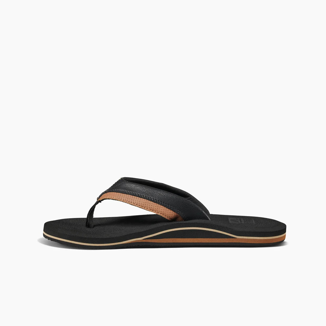 Reef Cushion Down Black Tan