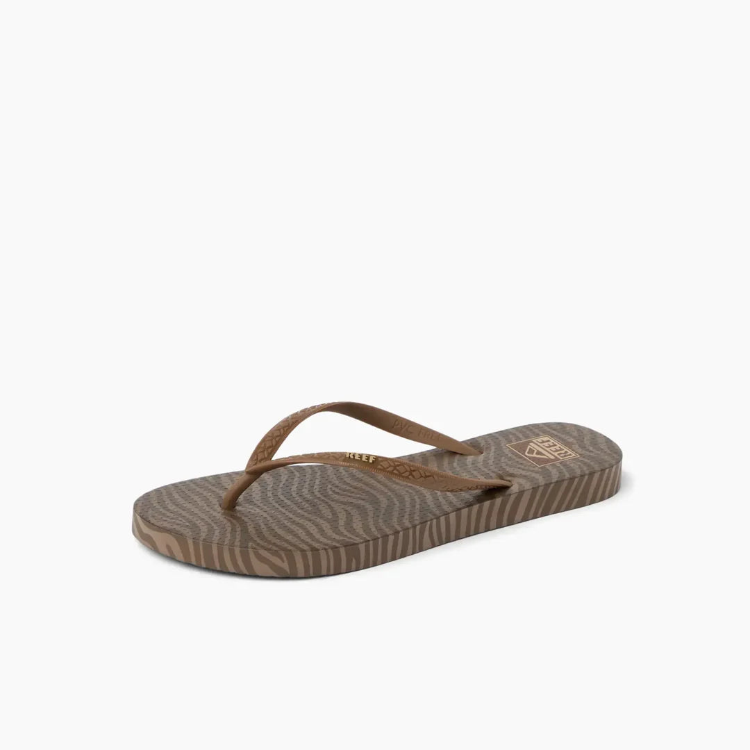 Reef Seaside Print Choco Zebra